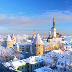 Winter Scenic Old Town Tour - Tallinn, Estonia. Take a scenic winter tour through Tallinn's Old Town with views of historic architecture - Plan your adventure with Tallinn Card.